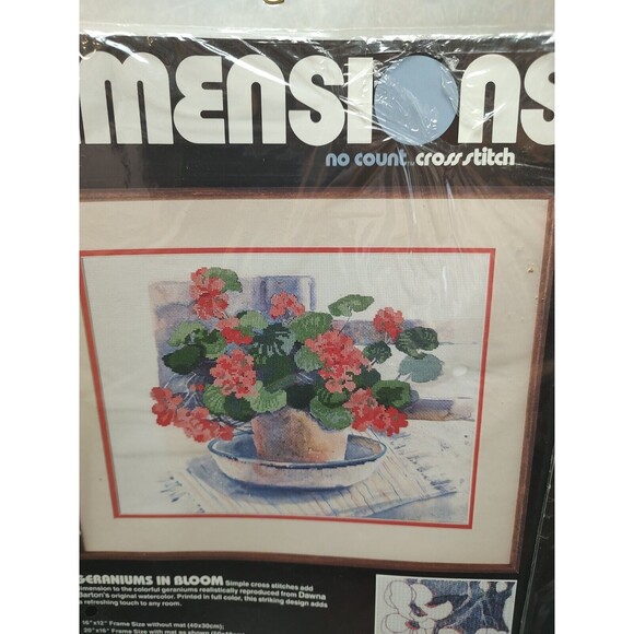 1989/1993 Dimensions Counted Cross Stitch Kit Peaceful Countryside & Bird Watch - Picture 6 of 13